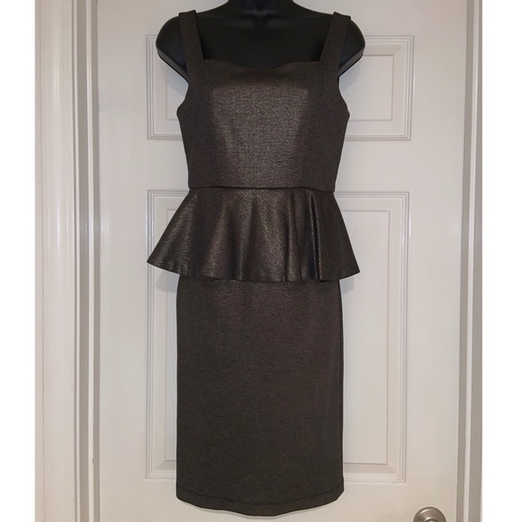 Alice & Olivia peplum metallic dress - Picture 6 of 16